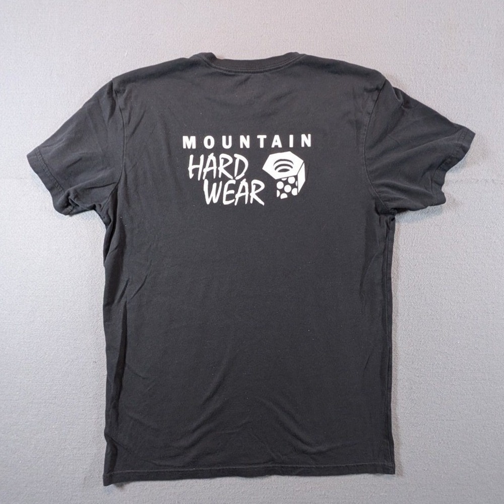 Mountain Hardwear Graphic T-Shirt Mens Large Black Short Sleeve Logo Tee